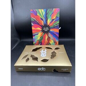 EDC Las Vegas 2021 Complete Collector Box Set Festival Memorabilia Pins Lanyard